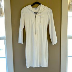 BEBE bodycon short white casual white dress size S